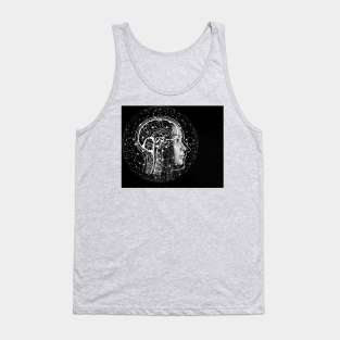 Brain Anatomy Artwork Tank Top